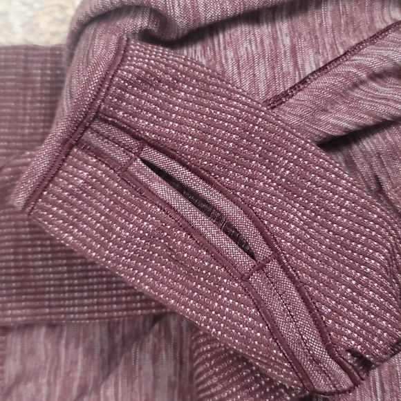 Lululemon BUNDLE Activewear Set - Black and Gray Shorts, Purple Tops - Picture 5 of 6